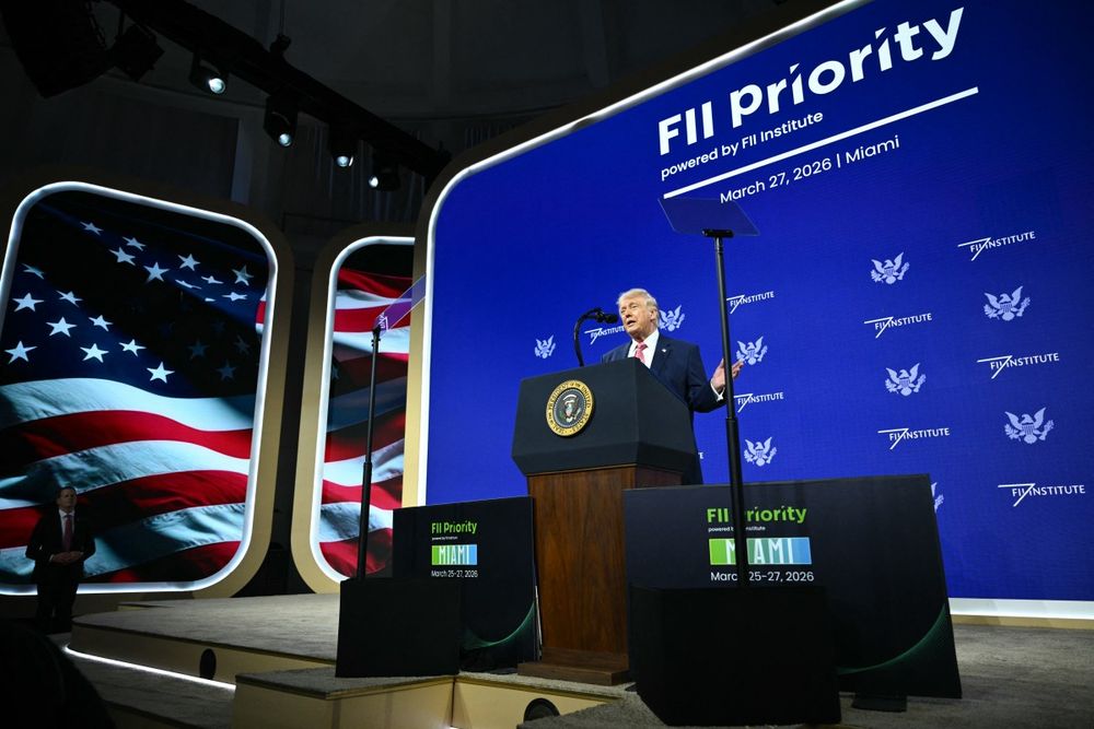 Donald Trump en la FII Summit en Miami - 27-3-26 - AFP