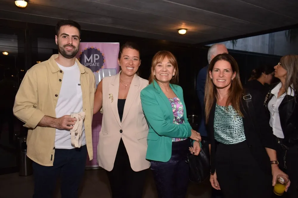 Juan Manuel Parodi, Mariana Cruz, Jenny Caval y Mariana Ferres