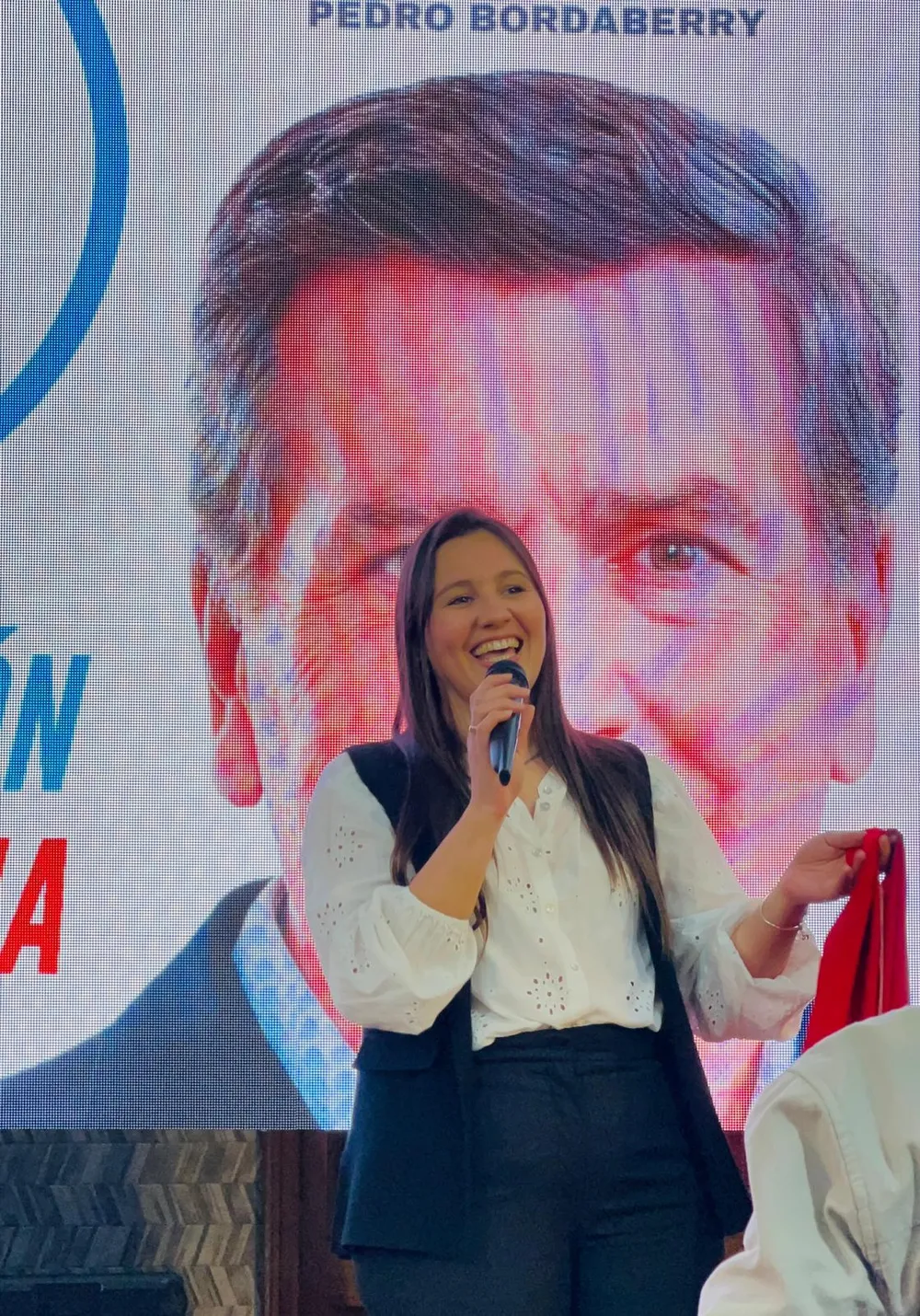 Paula De Armas, candidata a diputada por el Partido Colorado