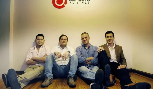 Los socios de Caminito, Camilo Cuba, Matías Marmissolle, Pablo Hernández y Raúl Elizalde.