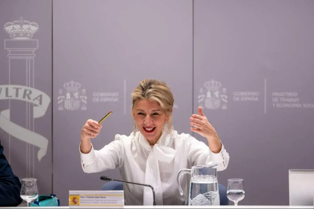 La vicepresidenta segunda del Gobierno y ministra de Trabajo y Economía Social, Yolanda Díaz.