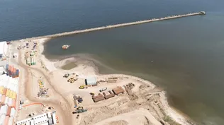 Avanzan obras de ampliación en terminal de contenedores del puerto de Montevideo