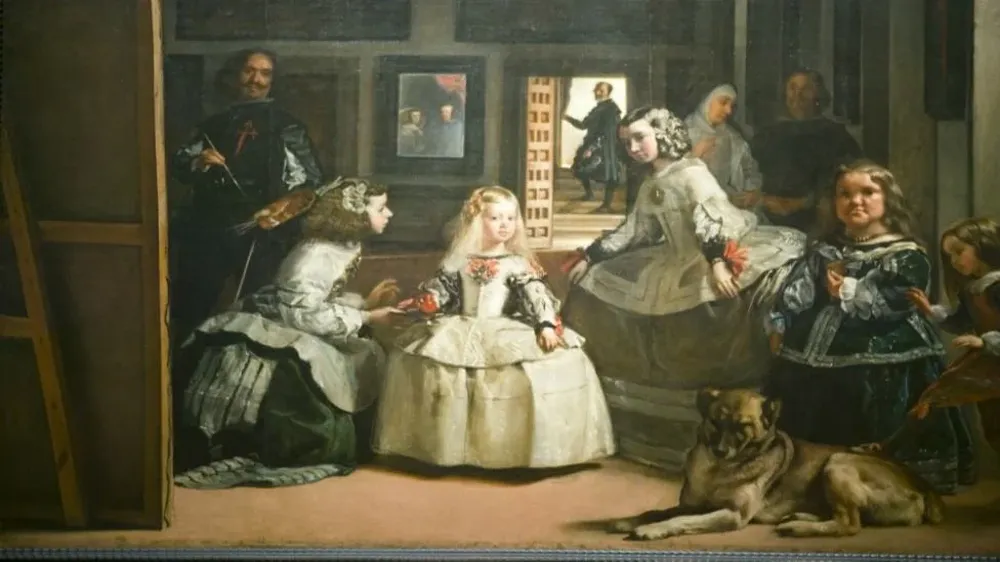 El cuadro Las meninas es la obra más icónica del Museo del Prado en Madrid.