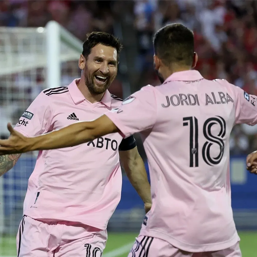 La sociedad Messi-Jordi Alba se reencontró en Miami