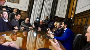 La reunión entre el ministro Carlos Negro y líderes políticos por seguridad
