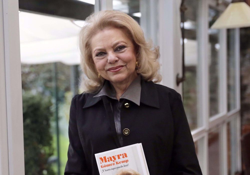 La actriz y presentadora Mayra Gómez Kemp, fallecida.