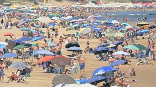Punta del Este durante el feriado de Carnaval de 2019