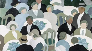 Restoran del 900, un óleo sobre tela de Alfredo Zorrilla de San Martín