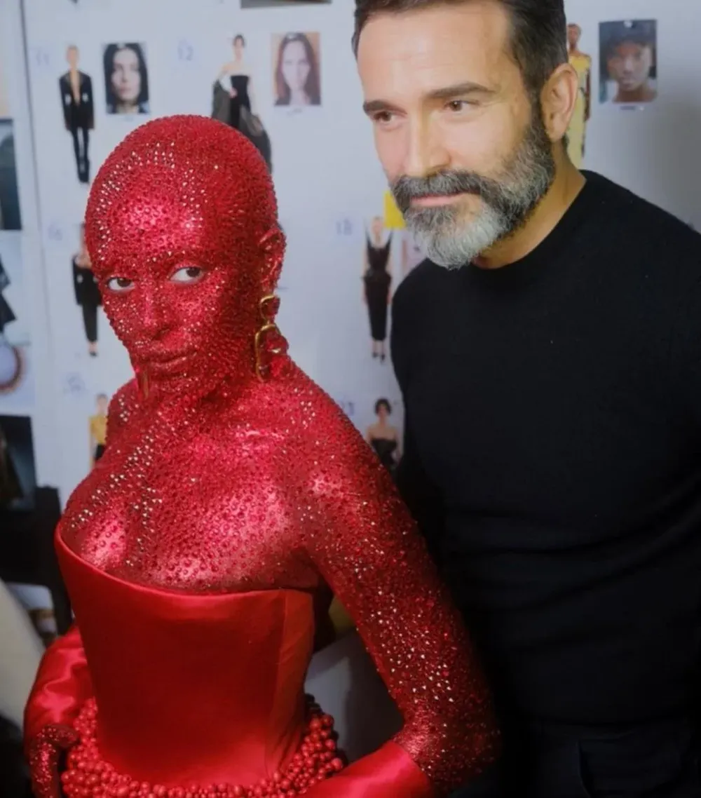 Doja Cat con su impactante look