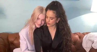Hunter Schafer y Rosalía, en una de las imágenes que compartieron en 2019.