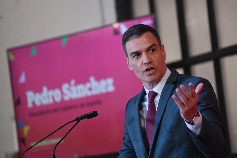 El presidente del Gobierno, Pedro Sánchez,