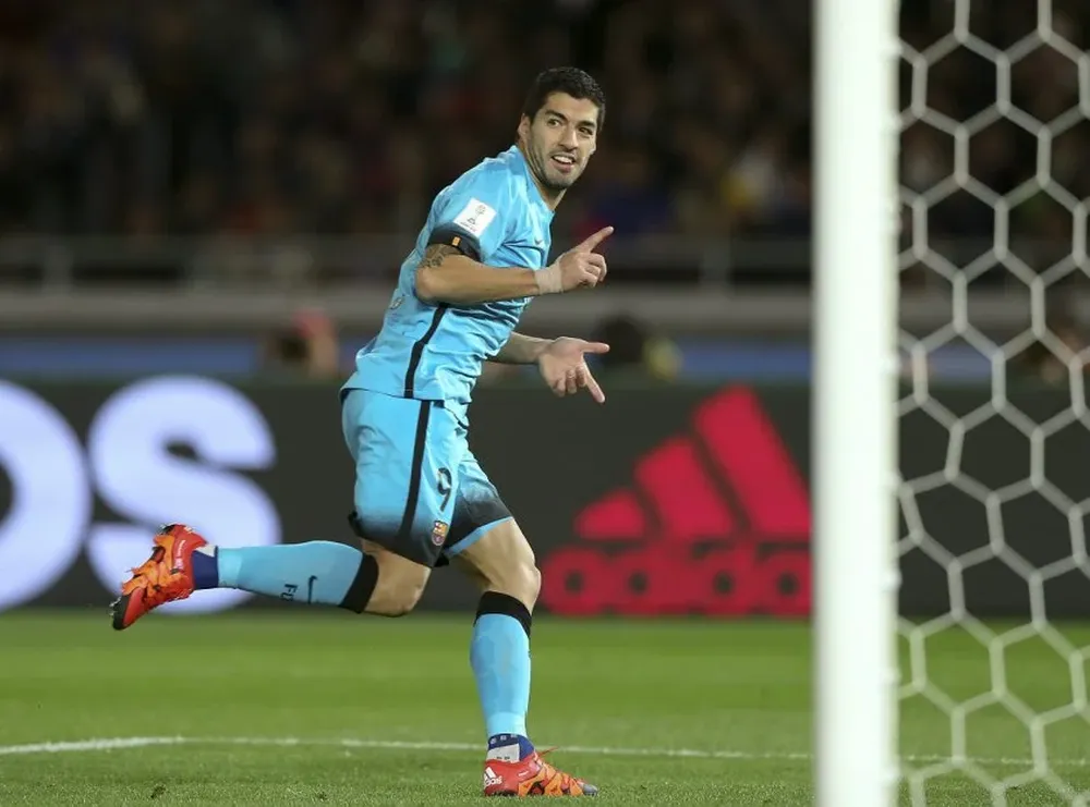 Suárez festejó en el Mundial de Clubes