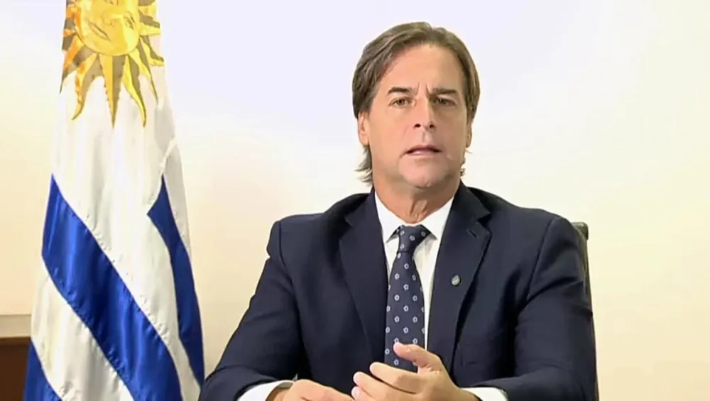 Luis Lacalle Pou en la Cumbre por la Democracia