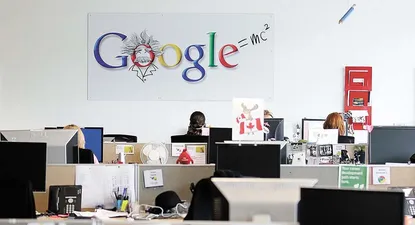 Las oficinas de Google, ya un clásico en las mejores empresas a nivel mundial.