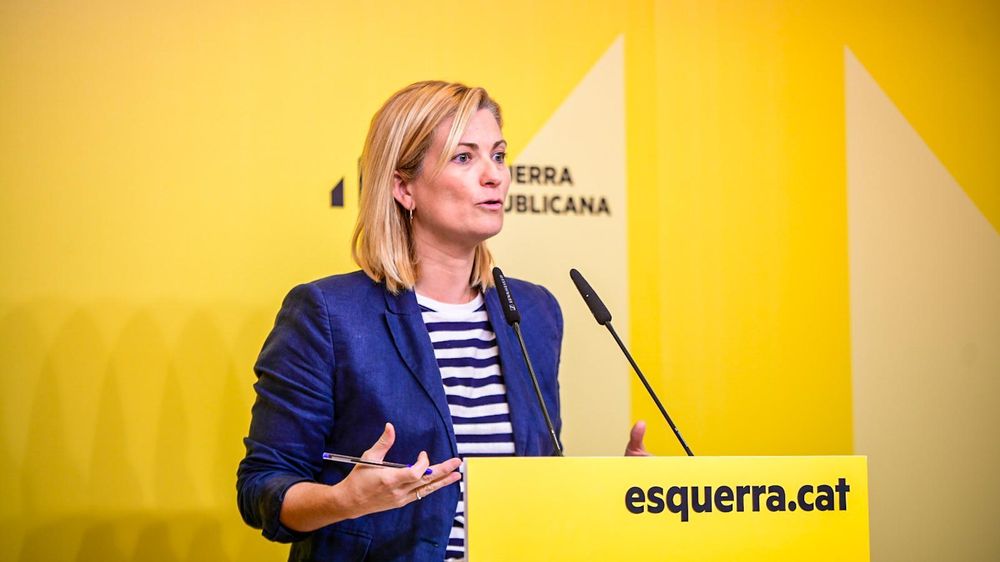 Raquel Sans, portavoz de Esquerra Republicana (ERC)