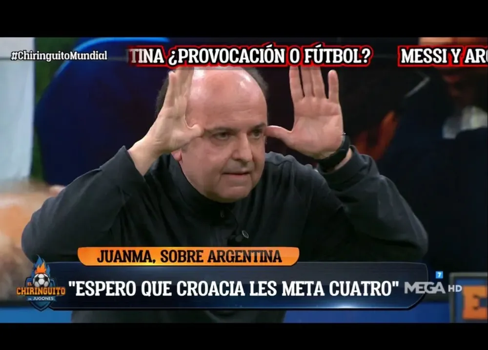 Juan Manuel Rodríguez, panelista de El Chiringuito