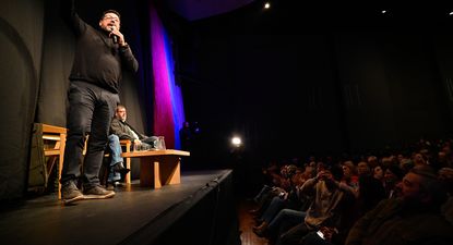 Alejandro Sánchez en el acto de este sábado.&nbsp;