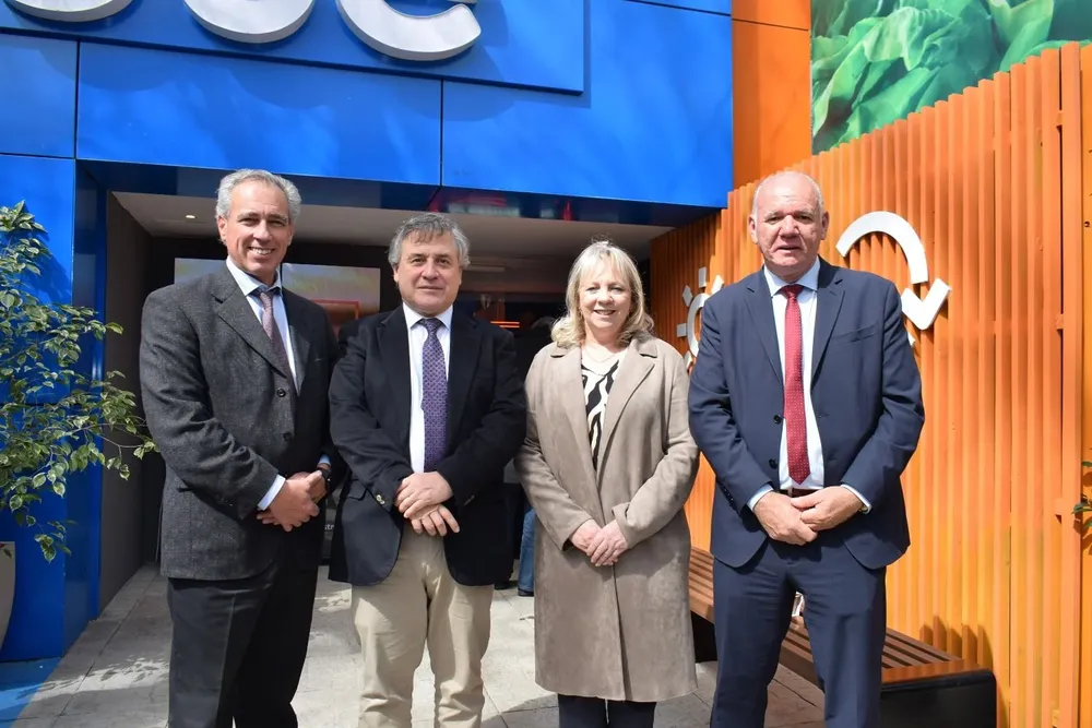 Julio Luis Sanguinetti, Omar Paganini, Silvia Emaldi y Walter Verri