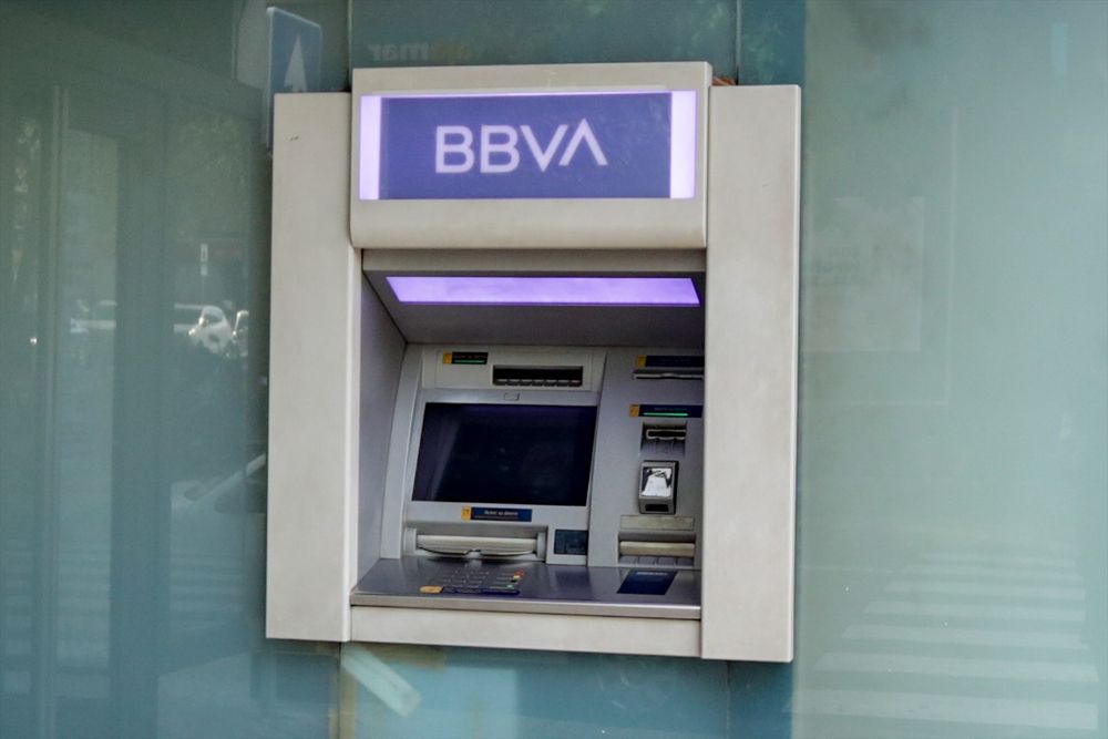 Un cajero del BBVA