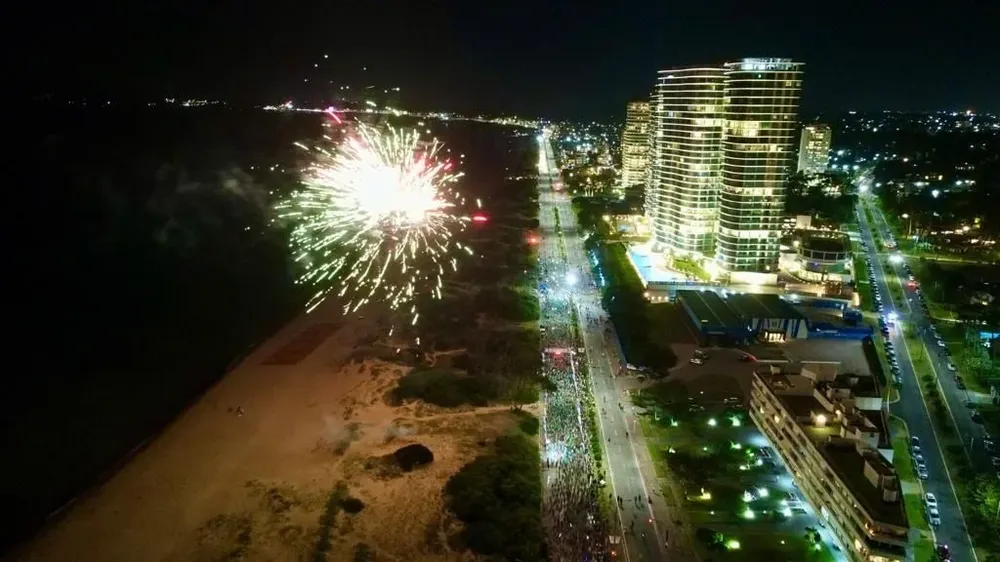Una fiesta fue la carrera
