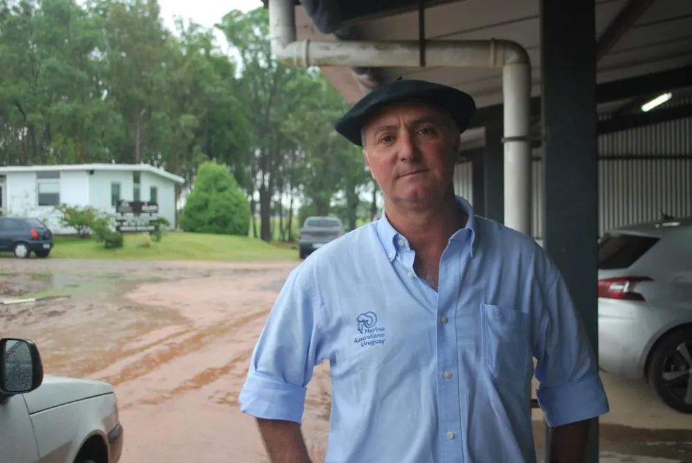 Juan Carlos Tafernaberry, presidente de la Sociedad de Criadores de Merino Australiano