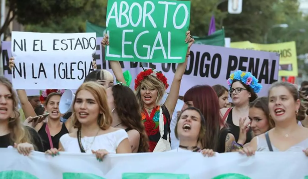 Manifestación en España a favor del aborto &nbsp;