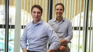 Los ejecutivos de M. Dias Branco, Gustavo Lopes Theodozio y Fábio Cefaly