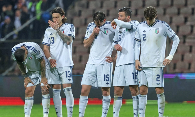 Italia se queda afuera del Mundial por tercera edición consecutiva.&nbsp;