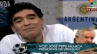 La memorable charla de José Mujica y Diego Maradona