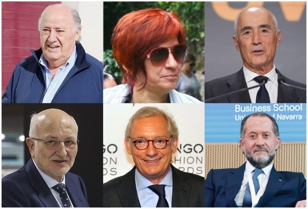Amancio Ortega y su hija Sandra, Rafael del Pino, Juan Roig Alfonso e Isak Andik se sitúan como las cinco grandes fortunas españolas, según el ránking de la lista de Los 100 españoles más ricos de Forbes España