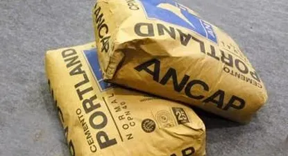 Bolsas de pórtland de 25 kilos.