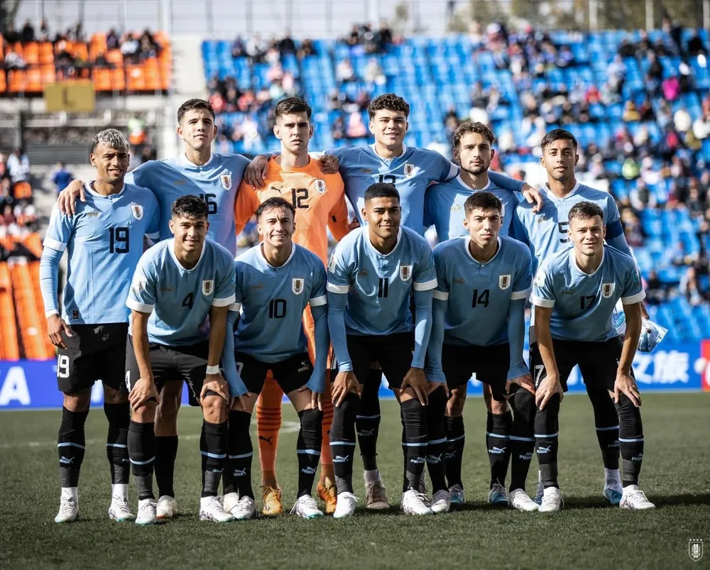 La sub 20 de Uruguay
