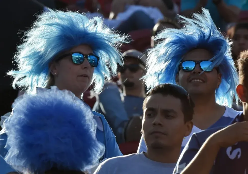 Celeste por donde se los mire