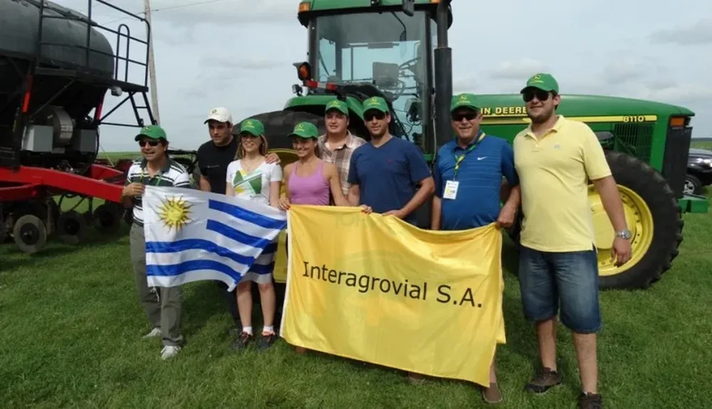 Integrantes de la delegación uruguaya en Champaign, Illinois