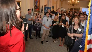 Networking en la embajada de EEUU