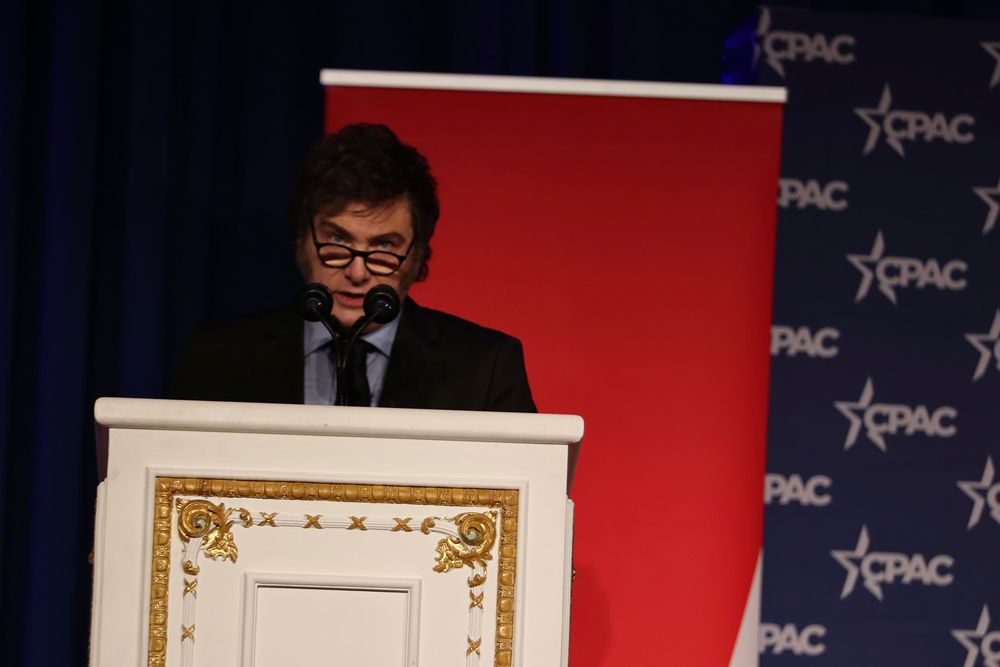 Milei en el CPAC