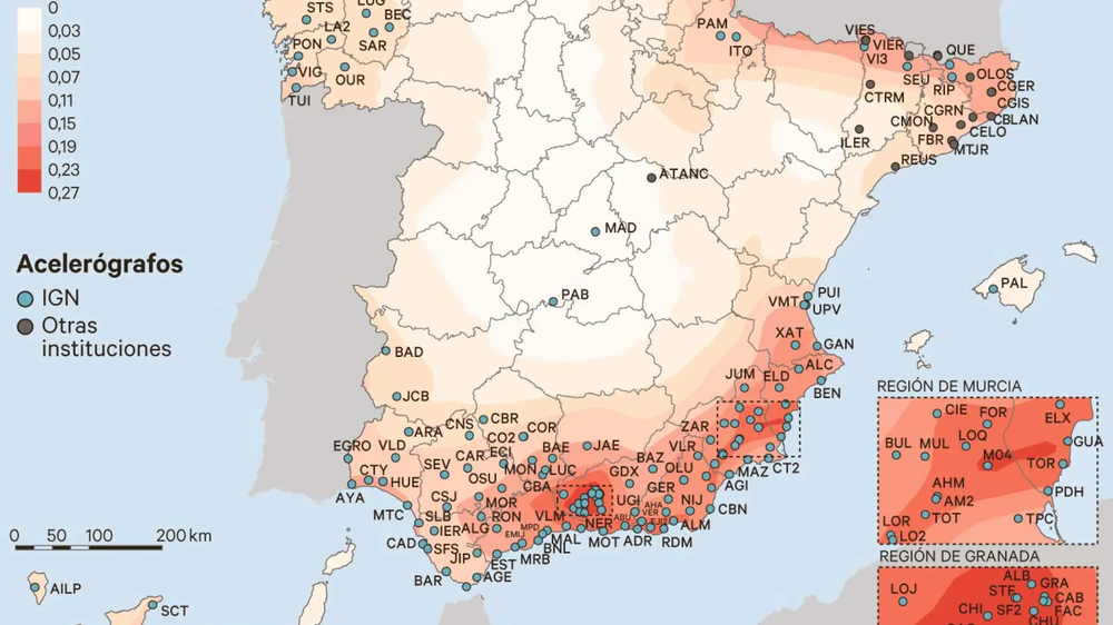 los terremotos más grandes que se dieron en la historia de España.