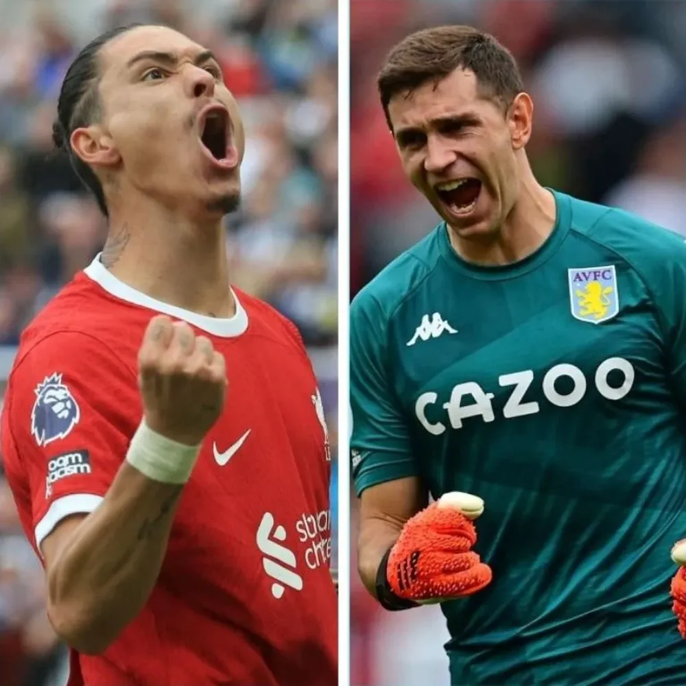 Darwin Núñez enfrentará con Liverpool a Dibu Martínez en Aston Villa