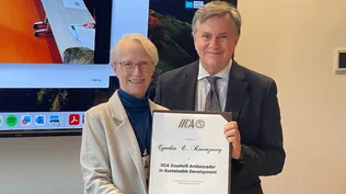 IICA entregó una distinción especial: Cynthia Rosenzweig, quien obtuvo en el 2022 el Premio Mundial de Alimentación, considerado Nobel de la Agricultura, recibió el diploma de Embajadora de Buena Voluntad del IICA de manos del Director General Manuel Otero durante una ceremonia en Nueva York.