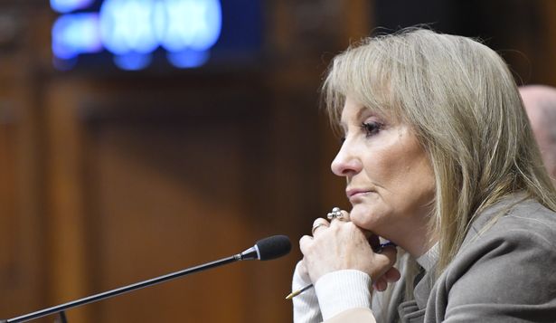La explicación que Carolina Cosse le dio a Ignacio Ruglio para descartar el pedido de iluminar el Palacio Legislativo con los colores de Peñarol