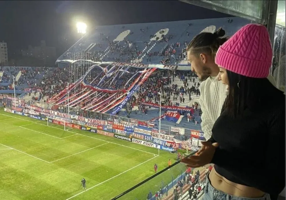 Durante sus vacaciones Espino estuvo en el Gran Parque Central