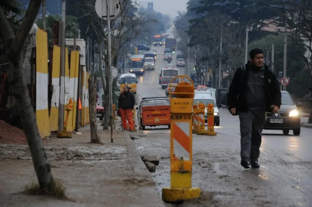 Foto del lugar donde ocurrió el accidente que provocó la muerte de dos obreros
