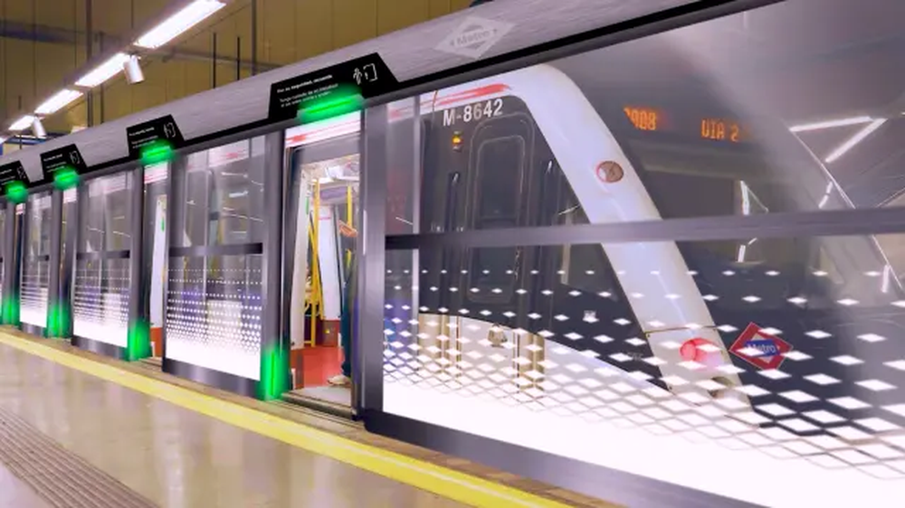 Recreación de los futuros trenes de la Línea 6 de Metro de Madrid