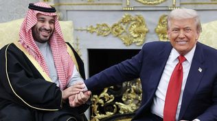 Trump se reunió con el príncipe saudí en la Casa Blanca.
