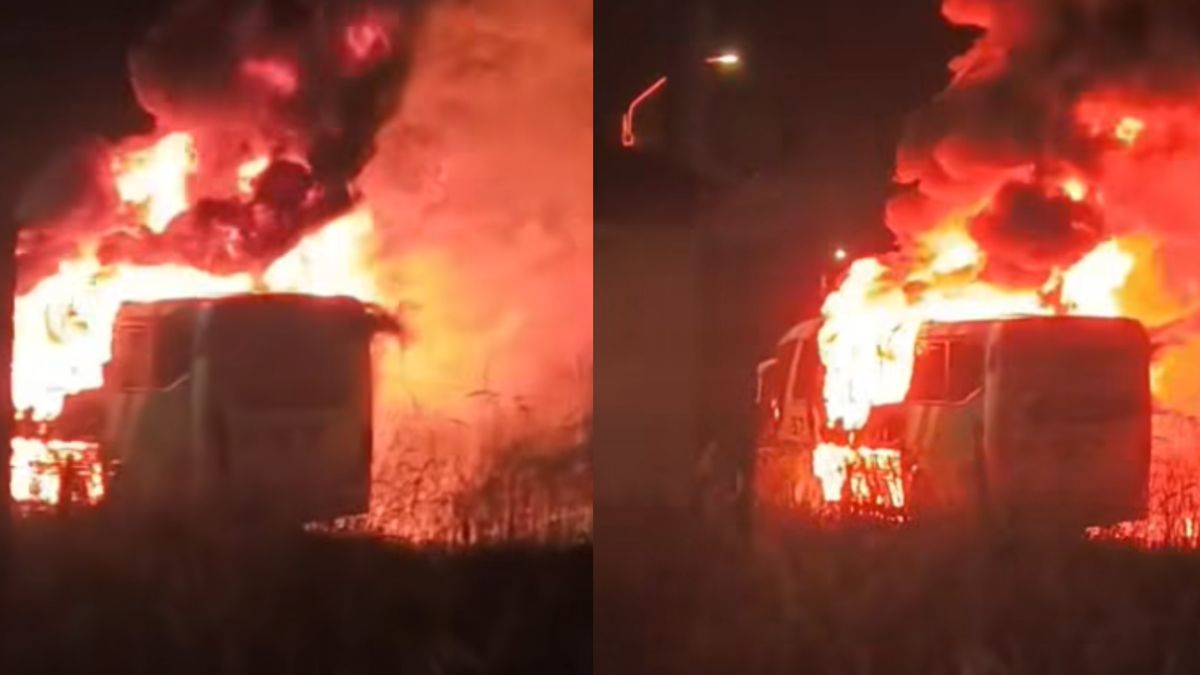 Un ómnibus interdepartamental se incendió al llegar a Rocha: diputado pidió 