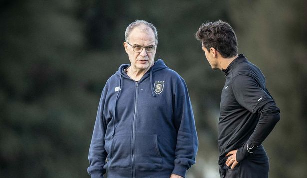 Marcelo Bielsa y José María Giménez