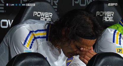 Edinson Cavani en Boca Juniors