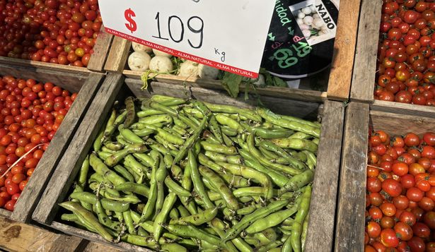 Frutas y verduras de la lista inteligente, con las habas como novedad.