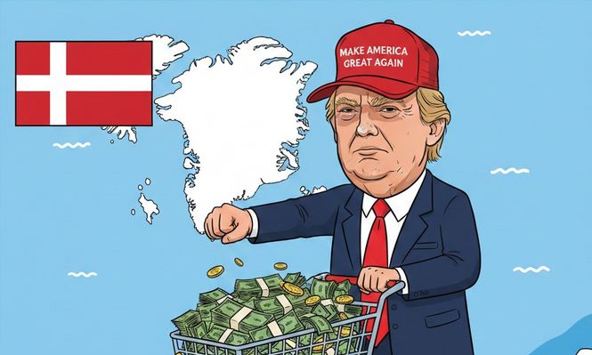 Donald Trump quiere anexar Groenlandia por la fuerza, o por una compra.