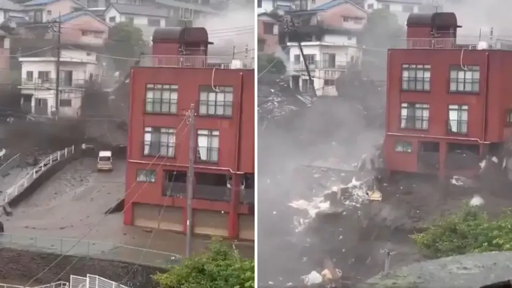 Se destruyeron al menos 10 casas.